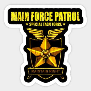 Mad Max Main Force Patrol Sticker